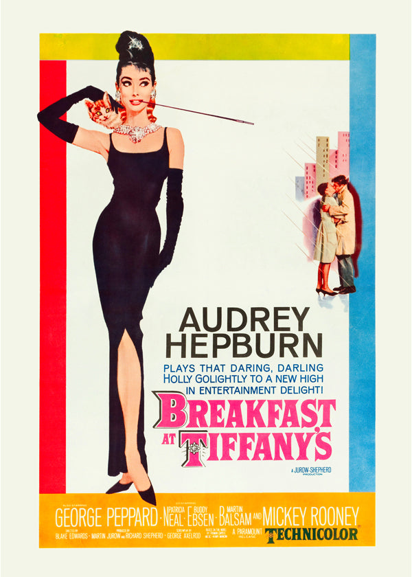 Vintage-plakat Audrey Hepburn klassiker