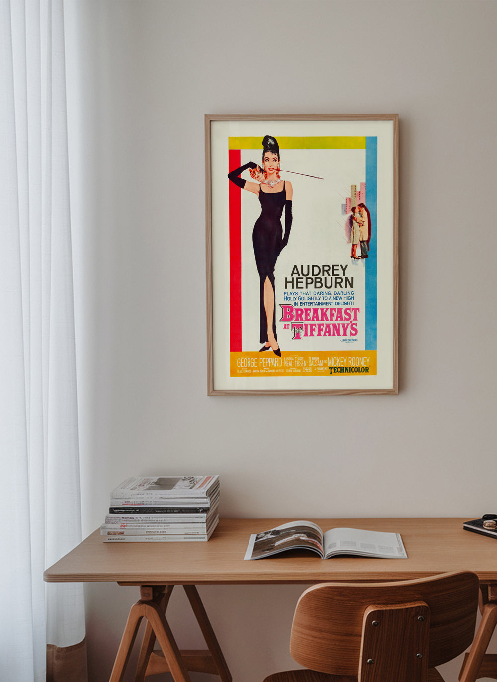 Vintage-plakat Audrey Hepburn klassiker