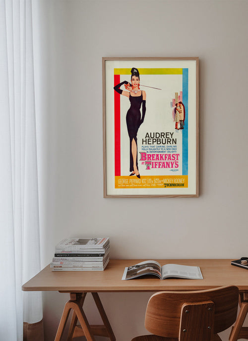 Vintage-plakat Audrey Hepburn klassiker