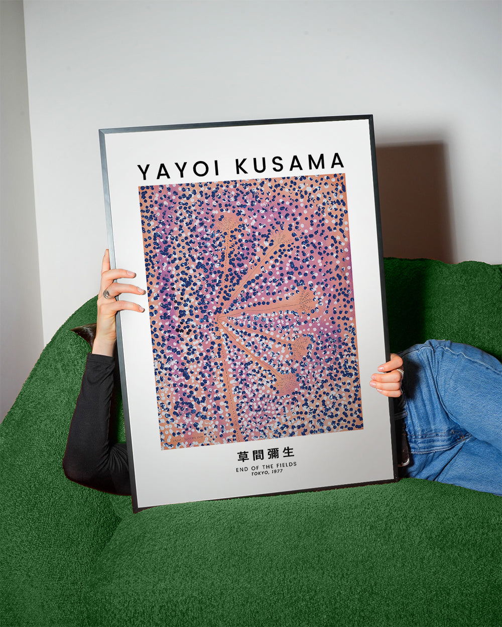 Illustrationsplakat japansk prikket