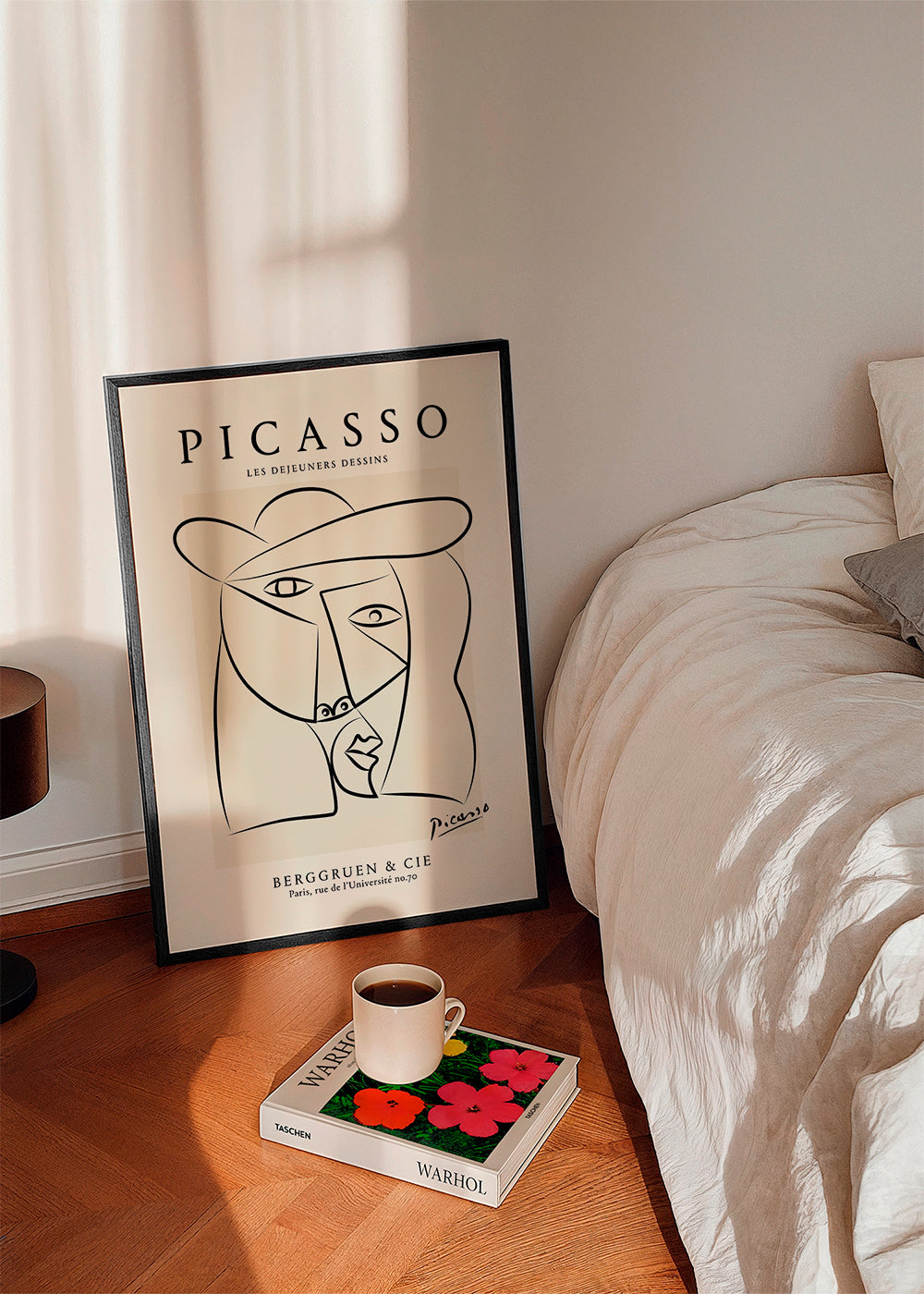 Picasso linjeansigt illustration