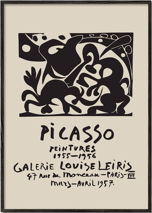 Vintage udstillingsplakat Picasso