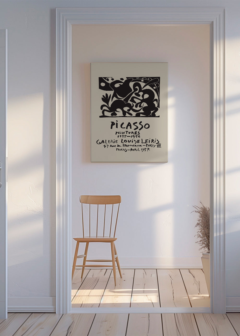 Vintage udstillingsplakat Picasso