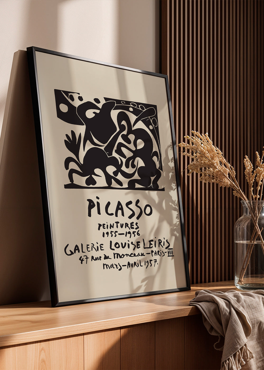 Vintage udstillingsplakat Picasso