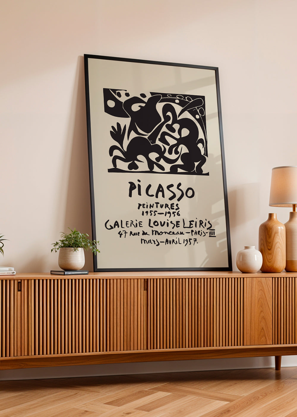 Vintage udstillingsplakat Picasso