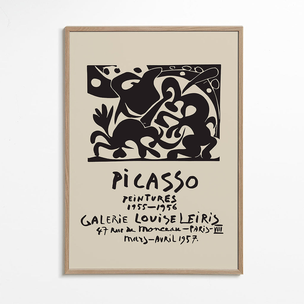 Vintage udstillingsplakat Picasso