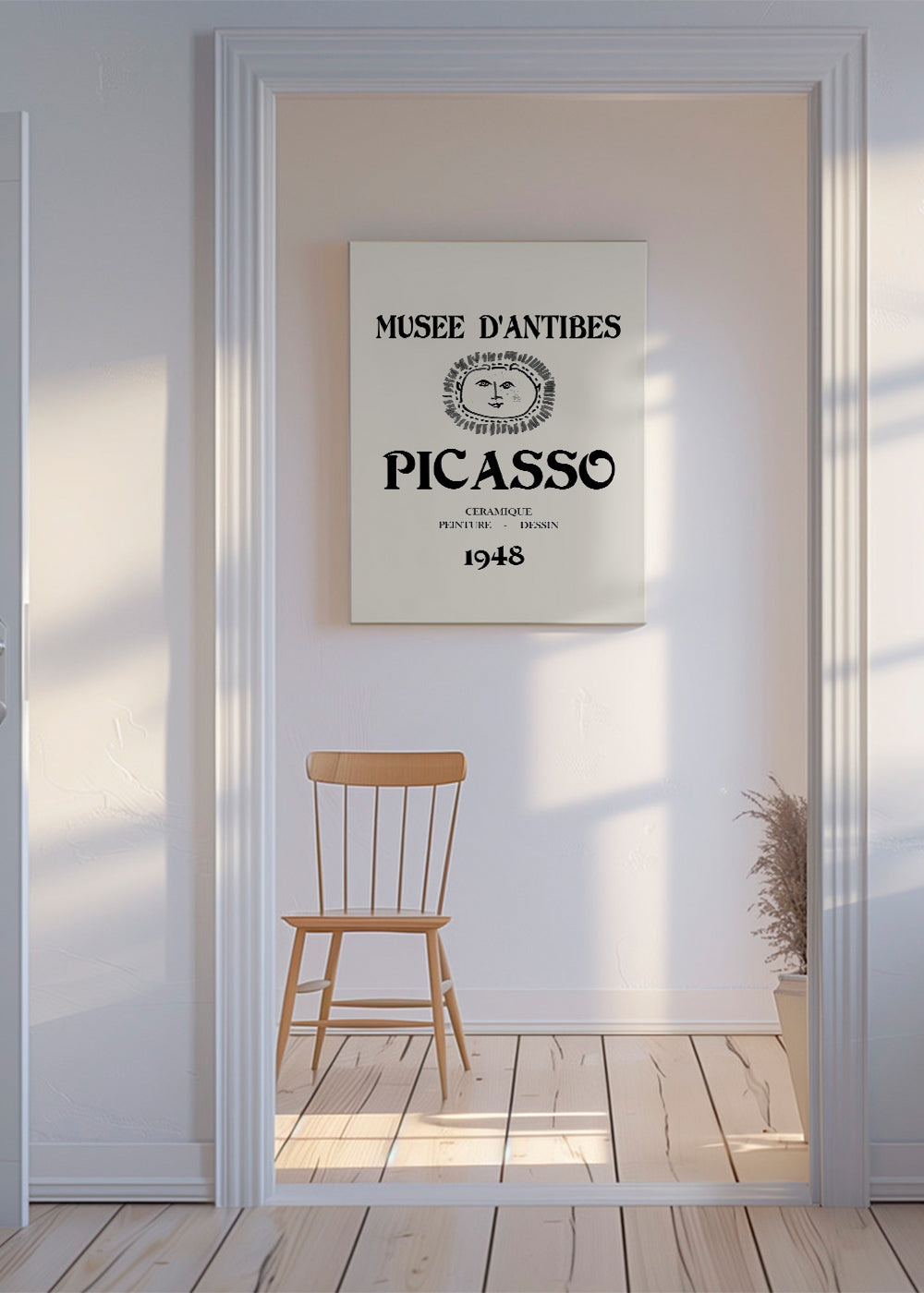 Vintage plakat Musée d'Antibes Picasso 1948
