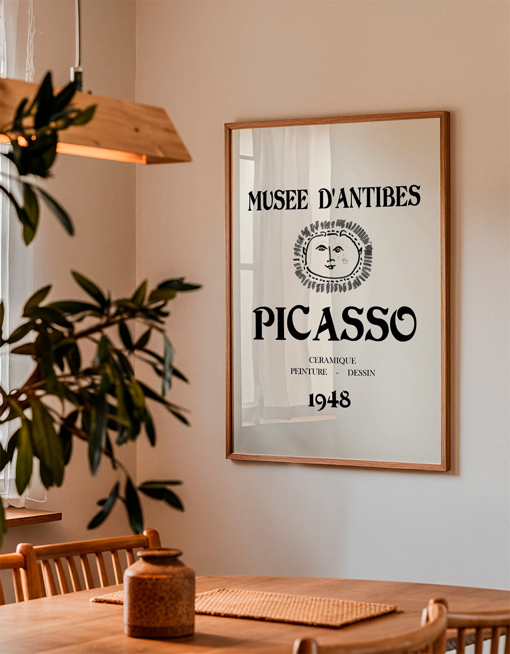 Vintage plakat Musée d'Antibes Picasso 1948