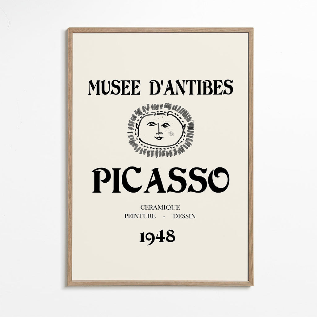 Vintage plakat Musée d'Antibes Picasso 1948