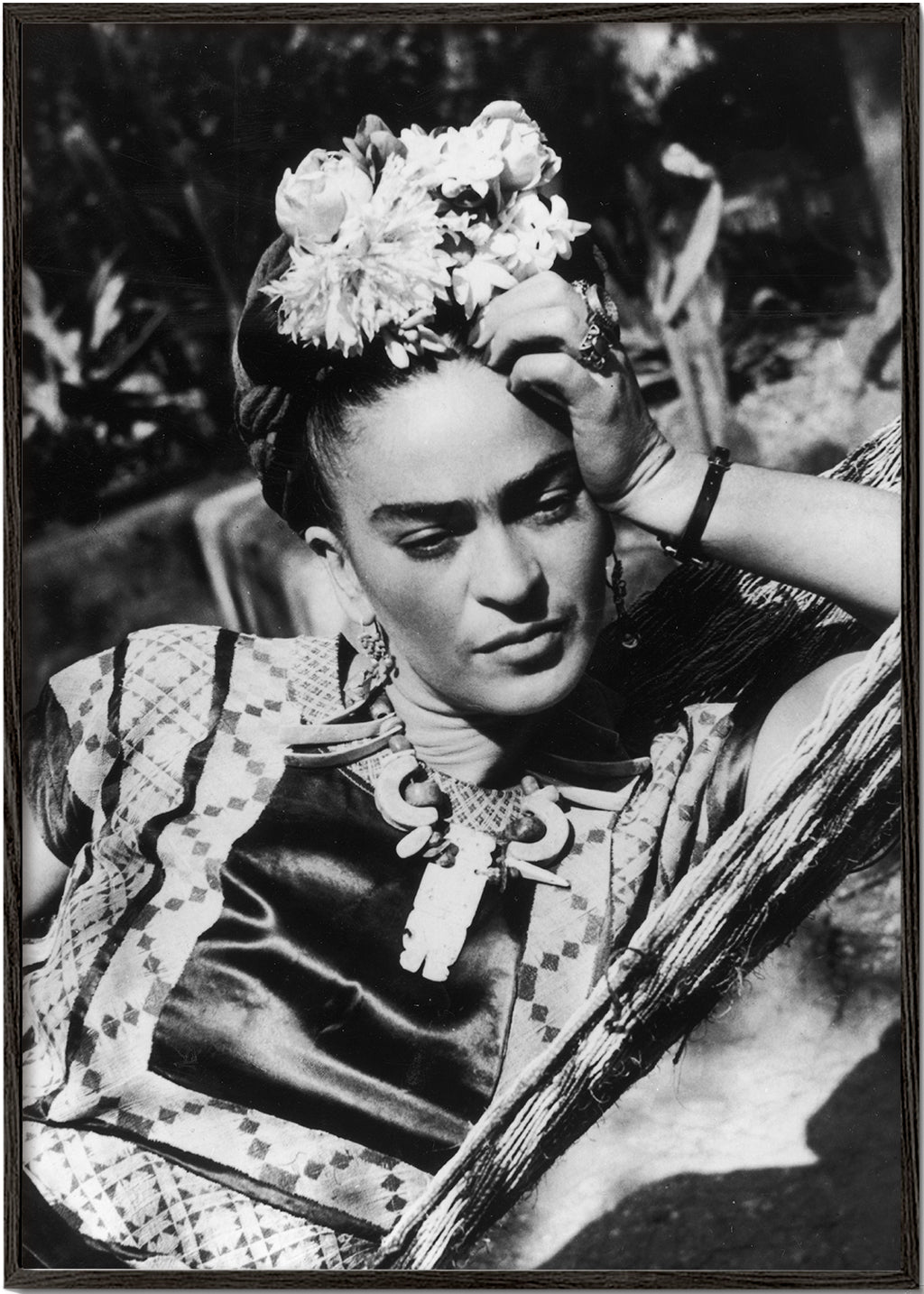 Vintage portrætfotografi af Frida Kahlo