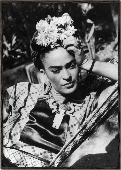 Vintage portrætfotografi af Frida Kahlo