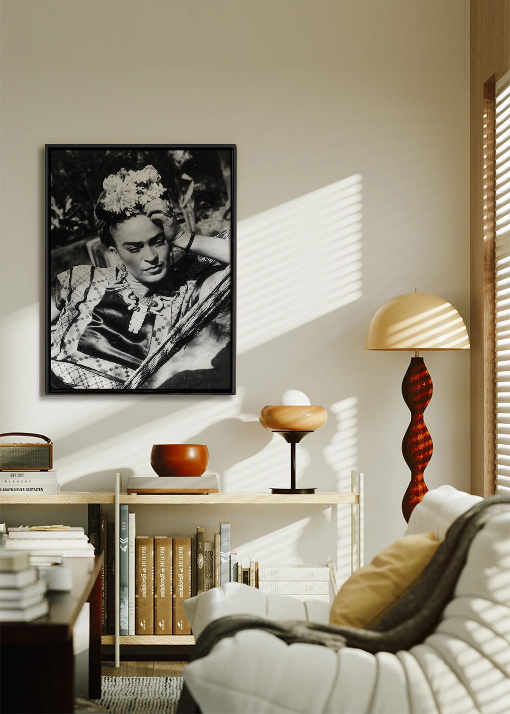 Vintage portrætfotografi af Frida Kahlo