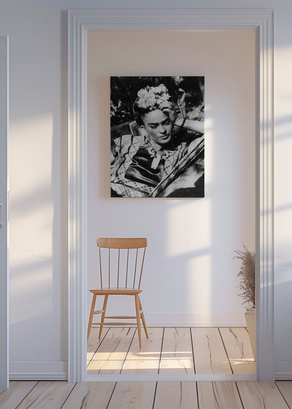 Vintage portrætfotografi af Frida Kahlo