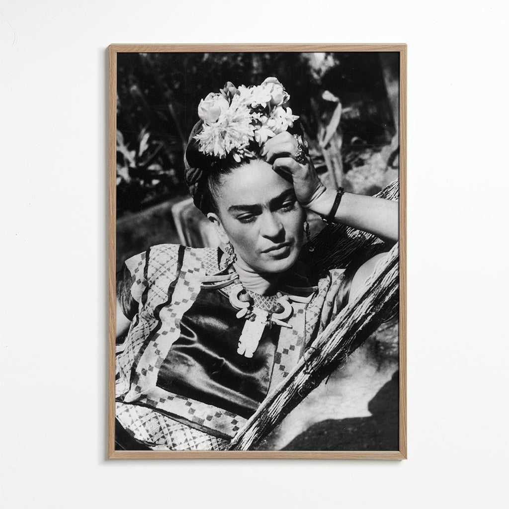 Vintage portrætfotografi af Frida Kahlo