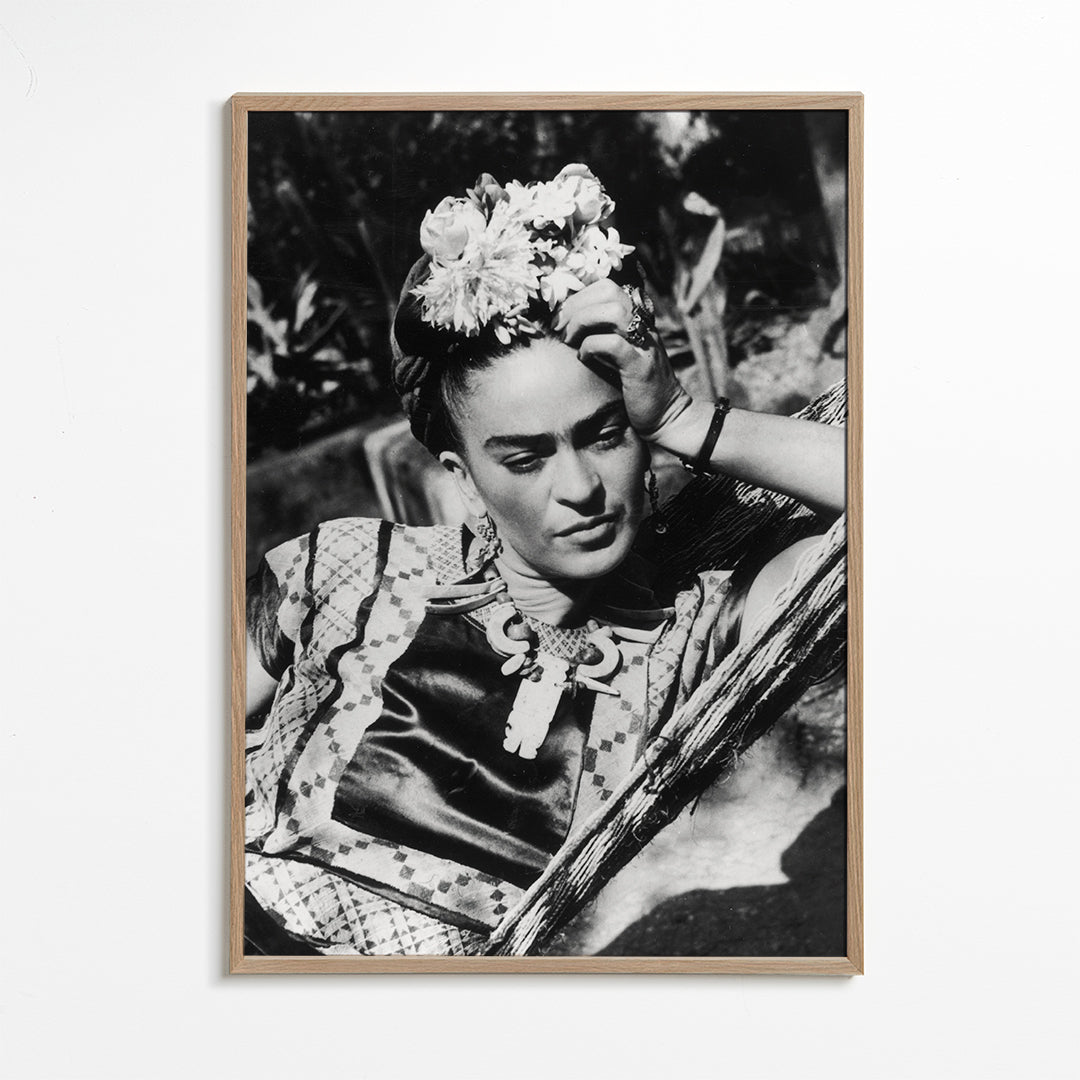 Vintage portrætfotografi af Frida Kahlo