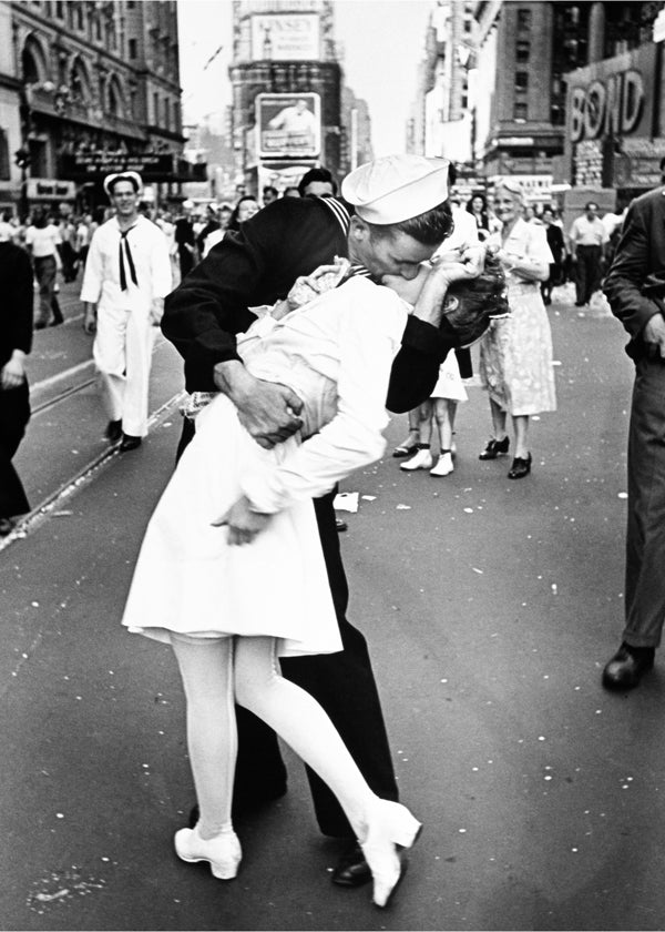 Vintage plakat: kys i Times Square 1945