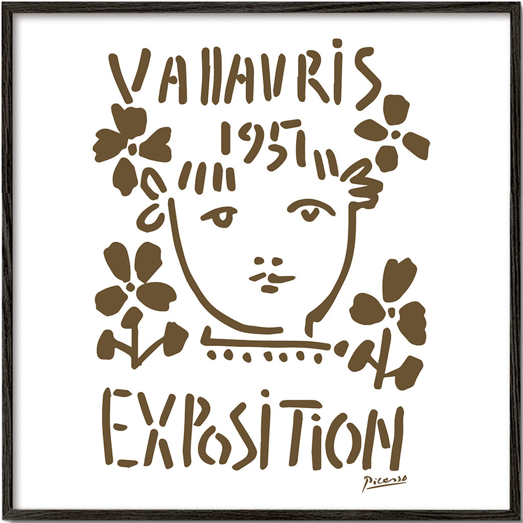 Vintage plakat Vallauris Exposition 1951