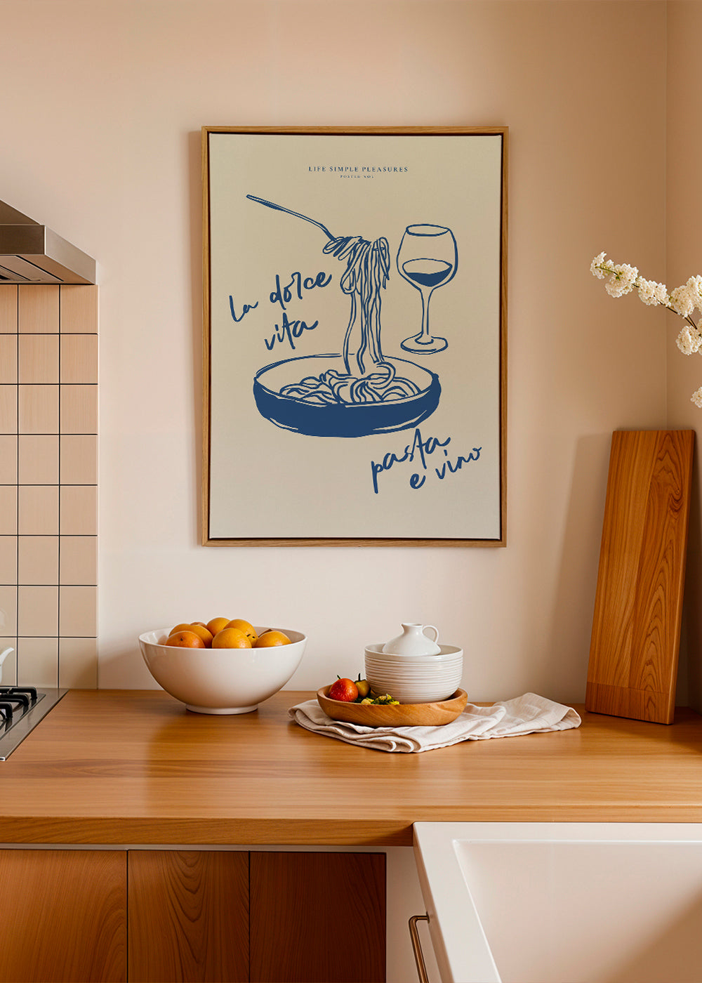 Køkkenkunst La Dolce Vita pasta og vin