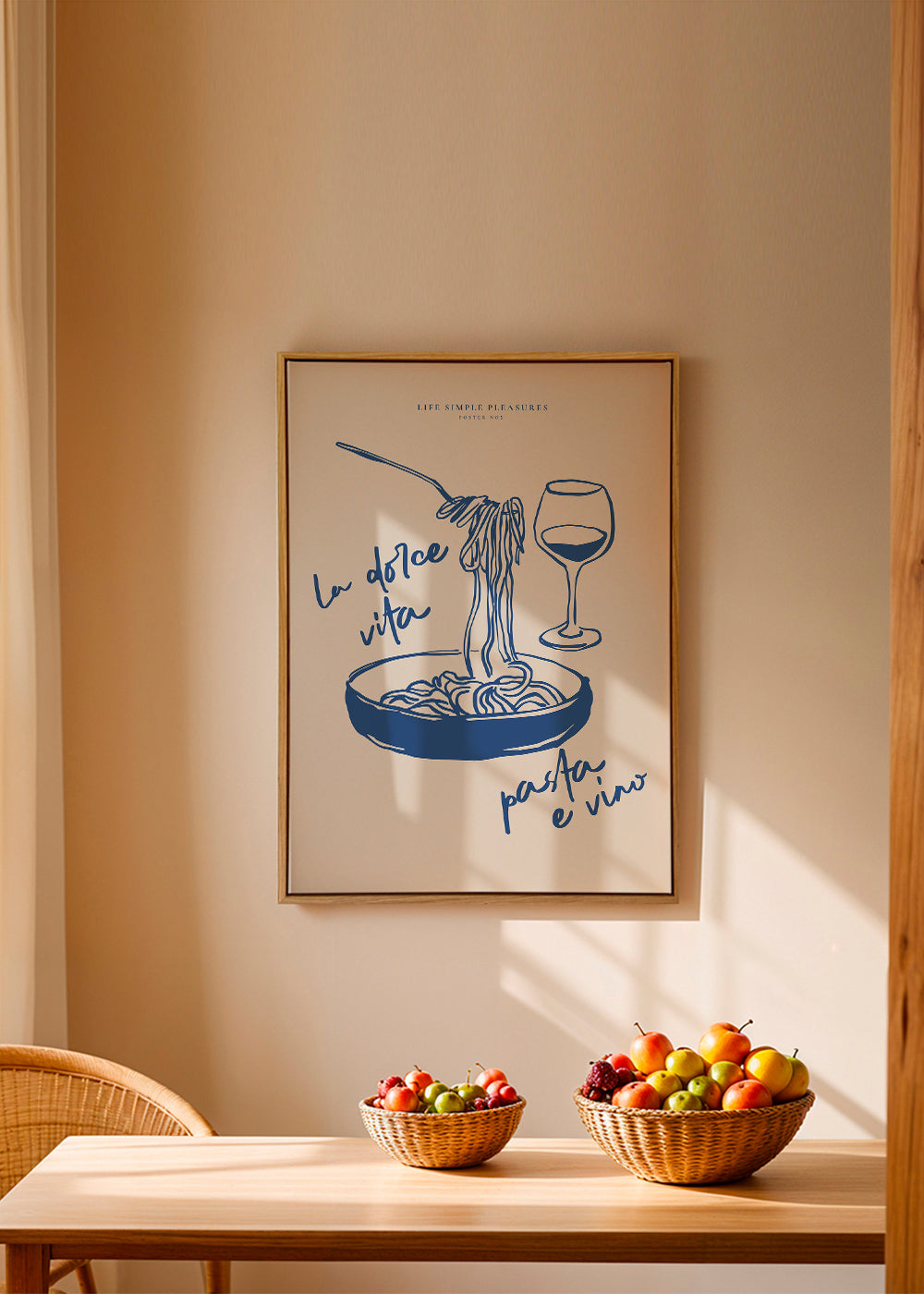 Køkkenkunst La Dolce Vita pasta og vin