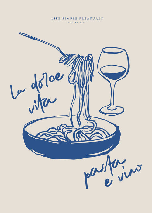Køkkenkunst La Dolce Vita pasta og vin