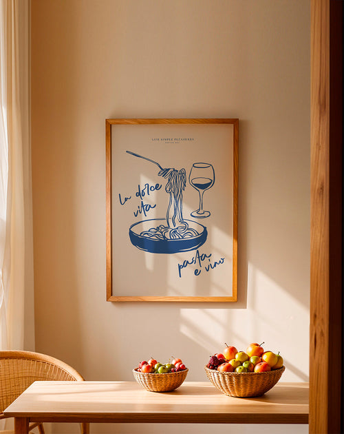 Køkkenkunst La Dolce Vita pasta og vin