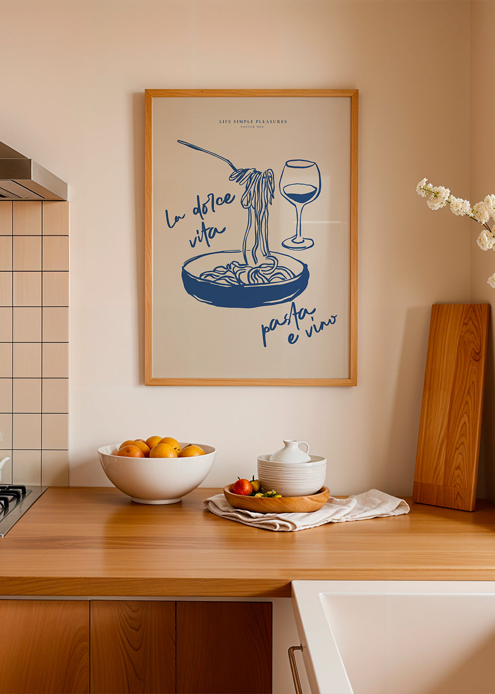 Køkkenkunst La Dolce Vita pasta og vin