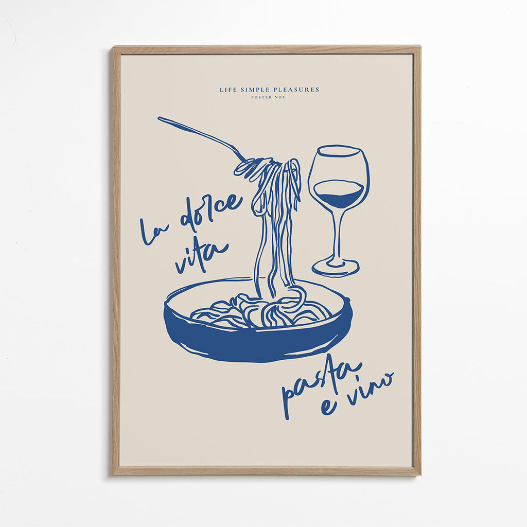Køkkenkunst La Dolce Vita pasta og vin