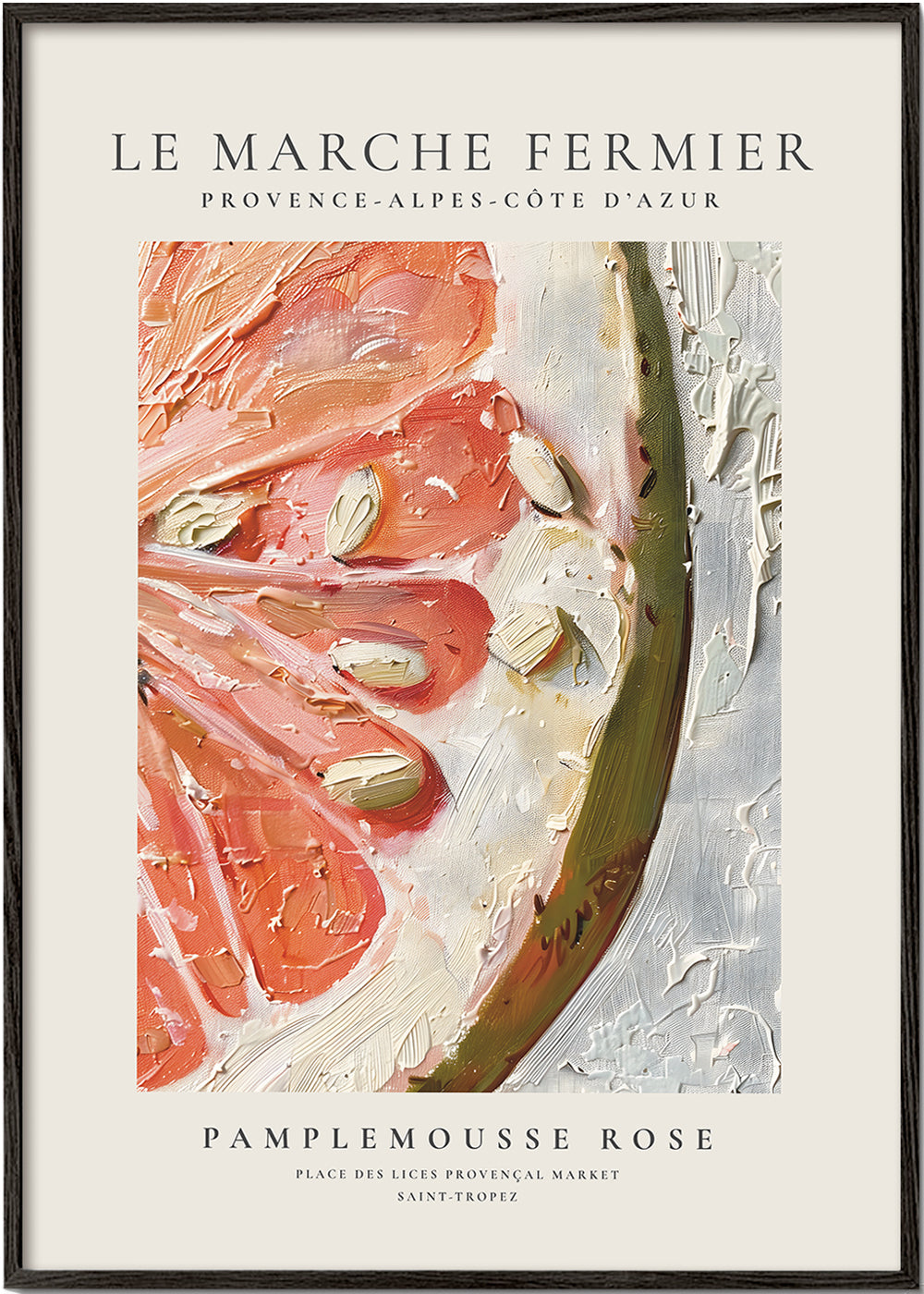 Køkkenkunst: pink grapefrugt i impasto