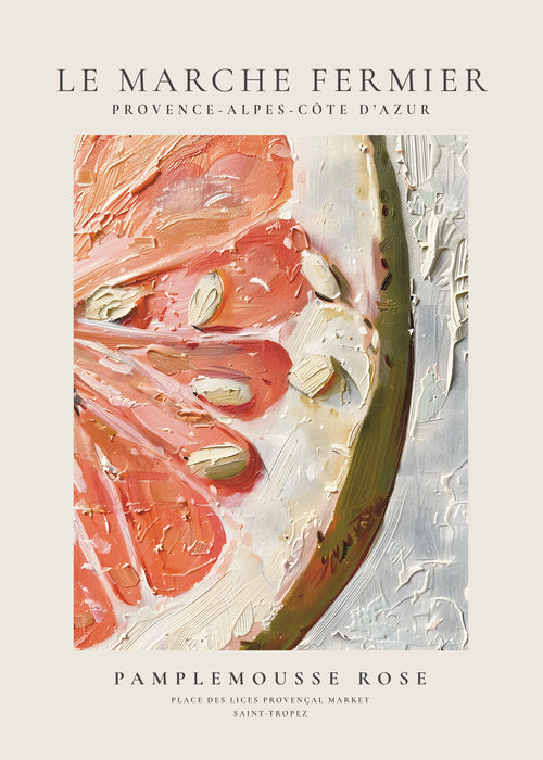 Køkkenkunst: pink grapefrugt i impasto