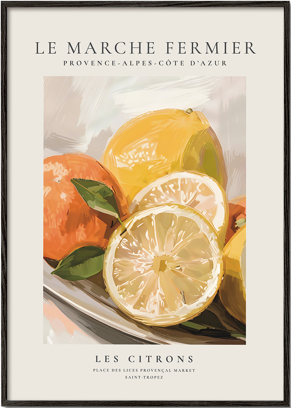 Køkkenkunst Citrusar fra markedet