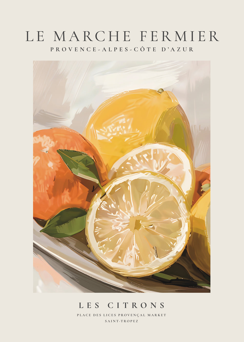 Køkkenkunst Citrusar fra markedet