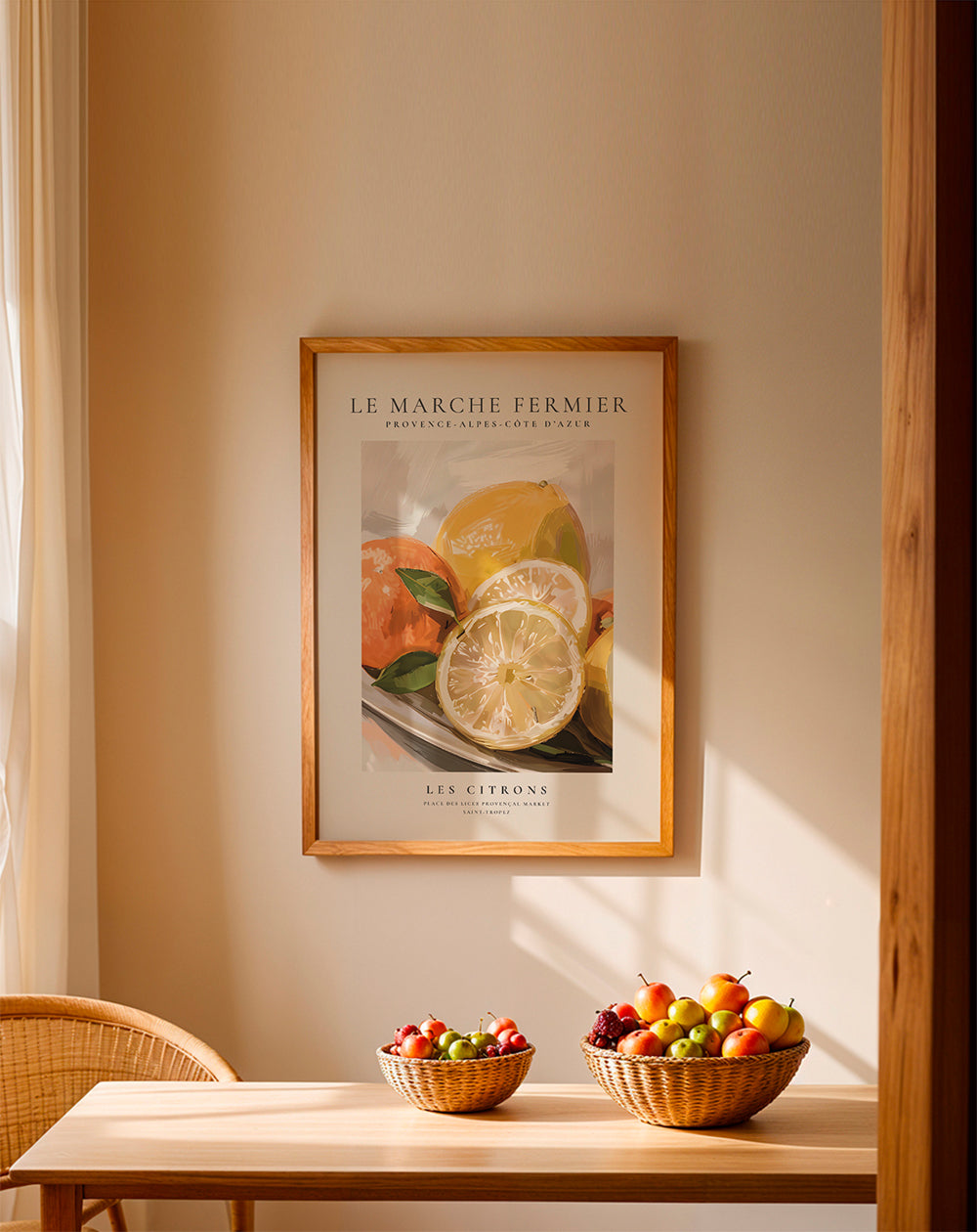 Køkkenkunst Citrusar fra markedet