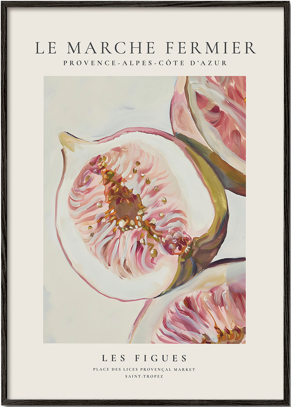 Køkkenkunst med figenillustration