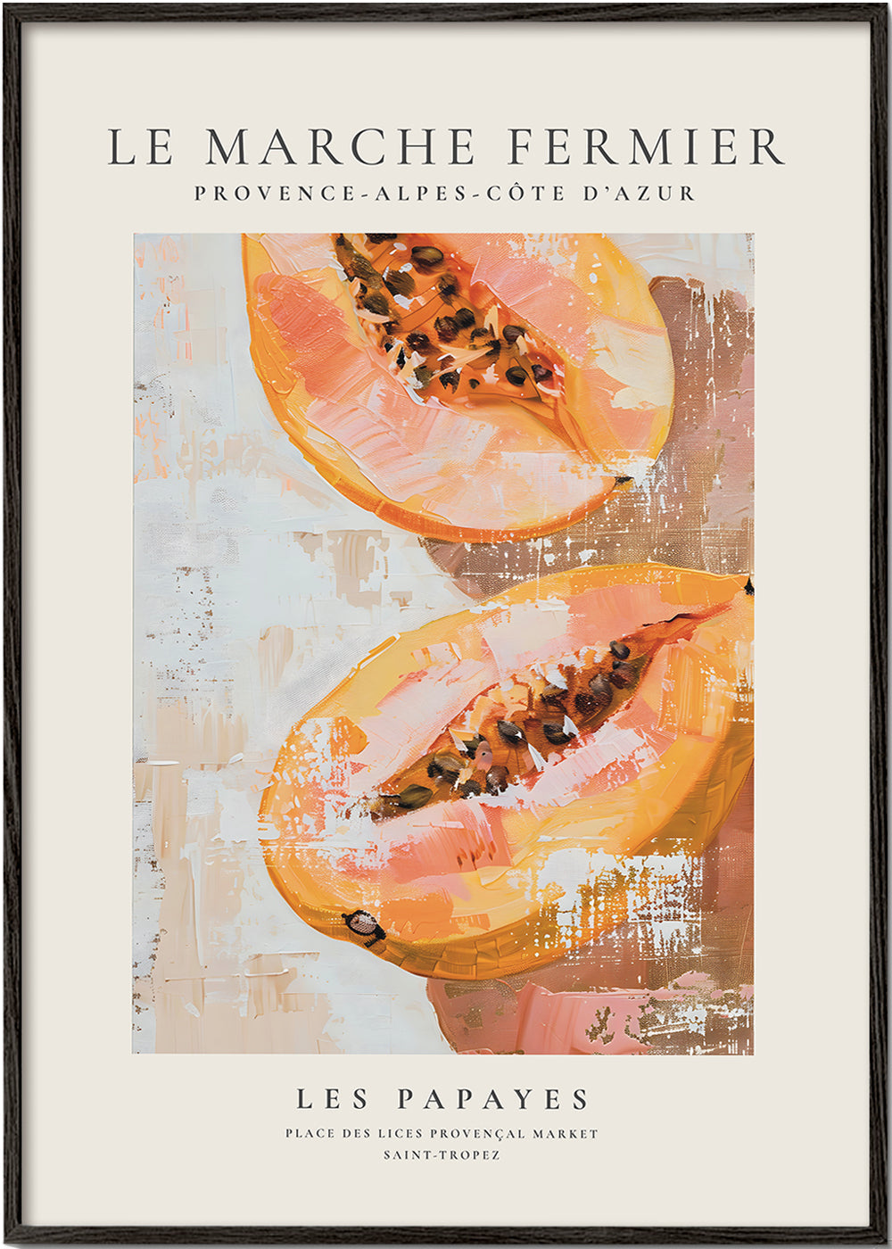 Køkkenkunst Papaya illustration