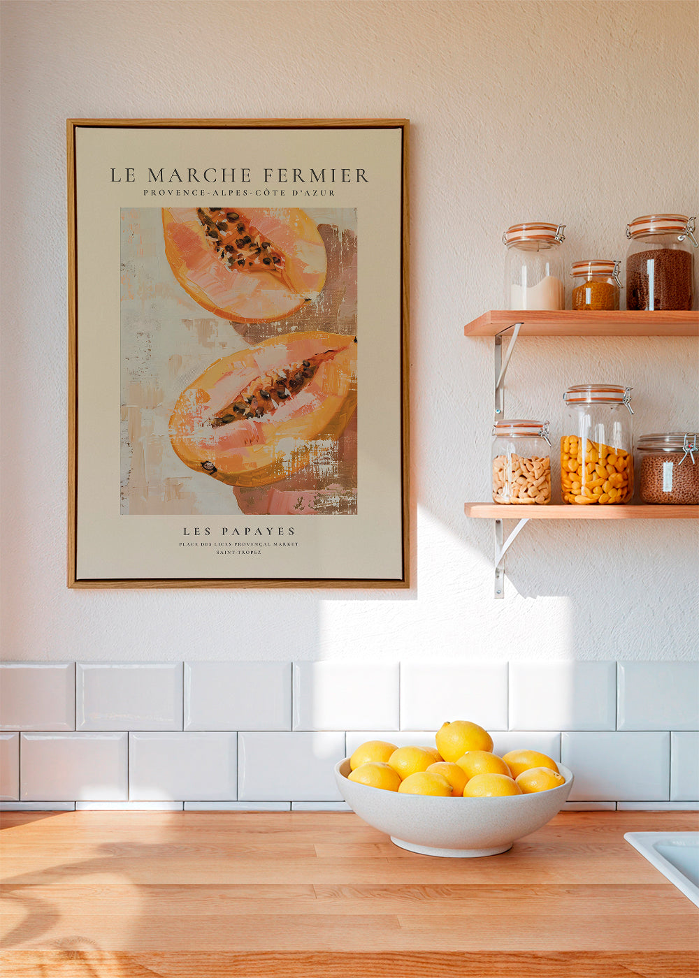 Køkkenkunst Papaya illustration