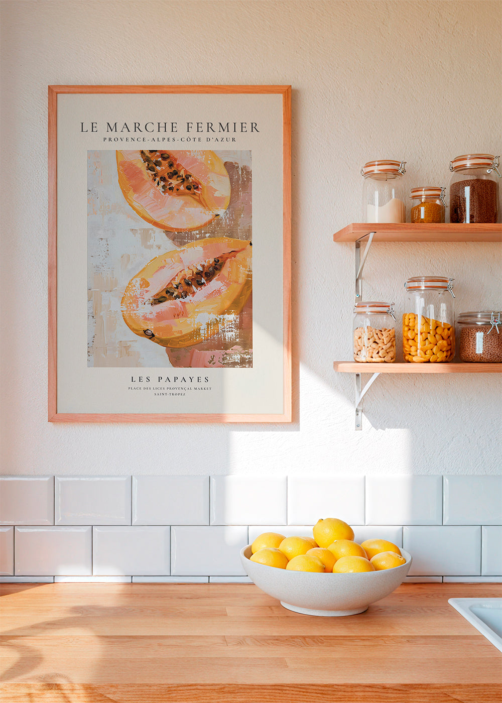 Køkkenkunst Papaya illustration