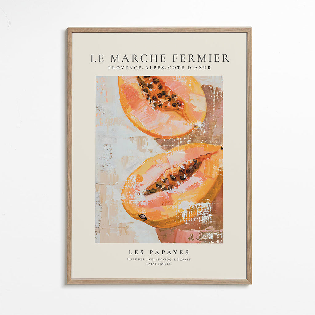 Køkkenkunst Papaya illustration