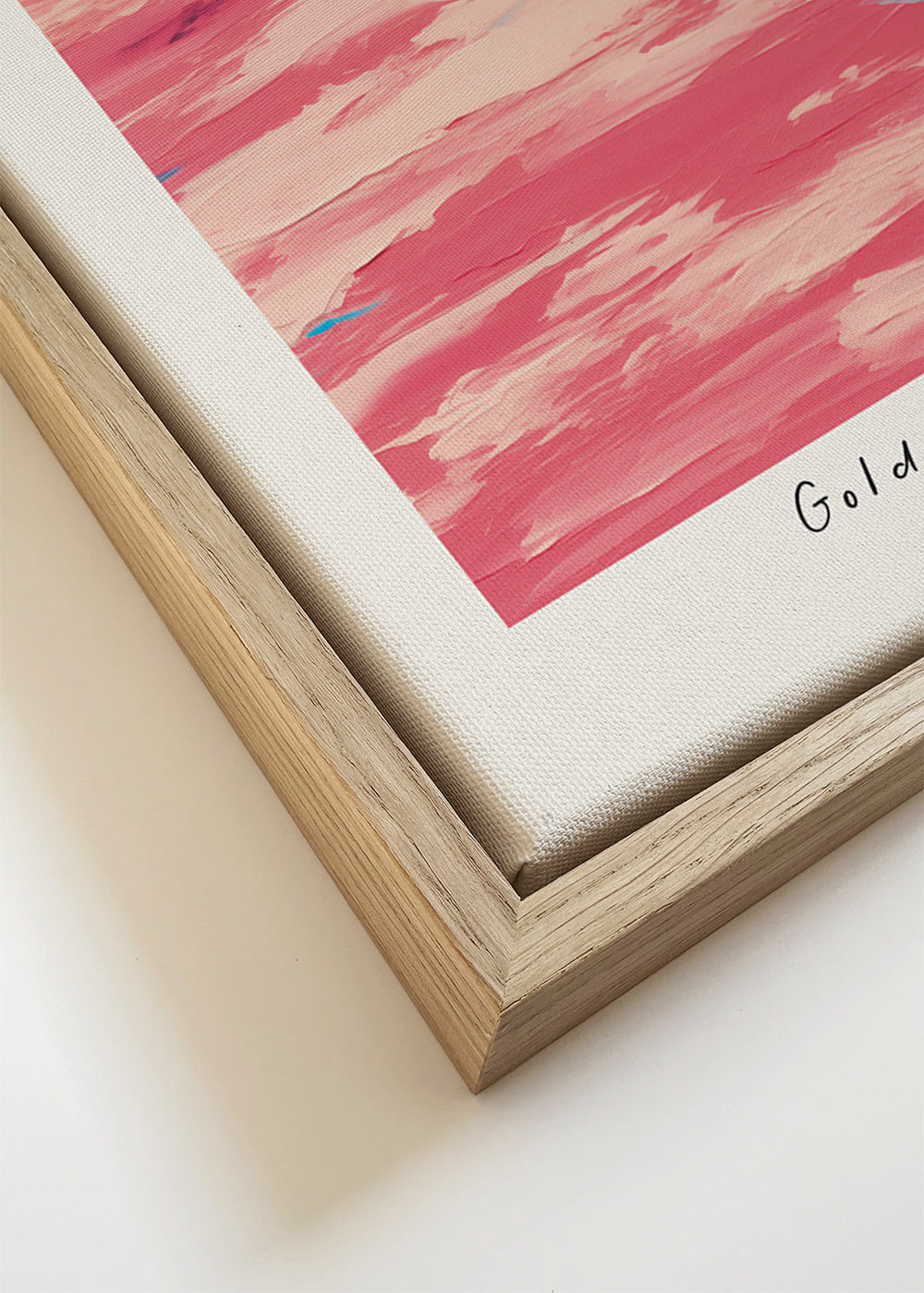 Sportkunst «California» surfere i pink og gul