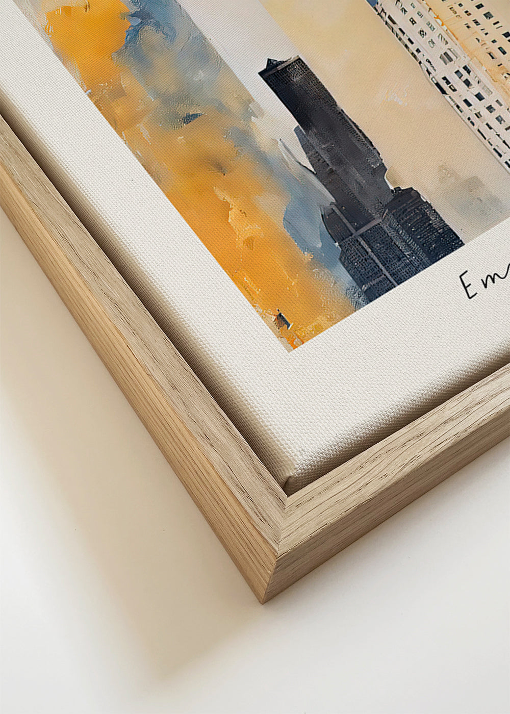 Rejseplakat New York skyline malerisk stil