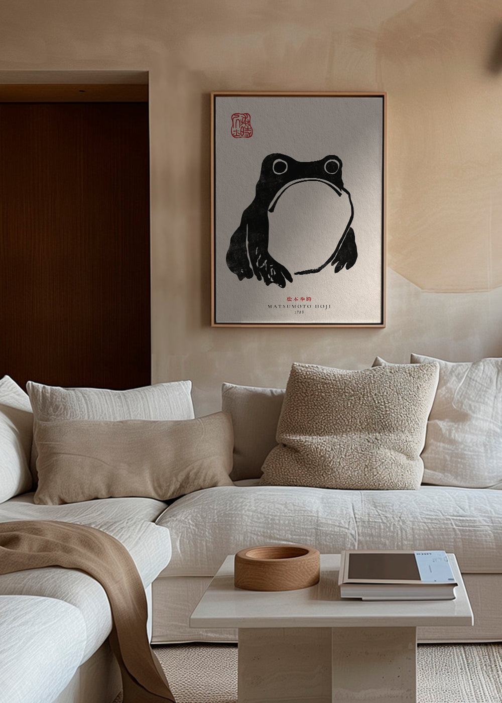 Billede frø japansk minimalistisk