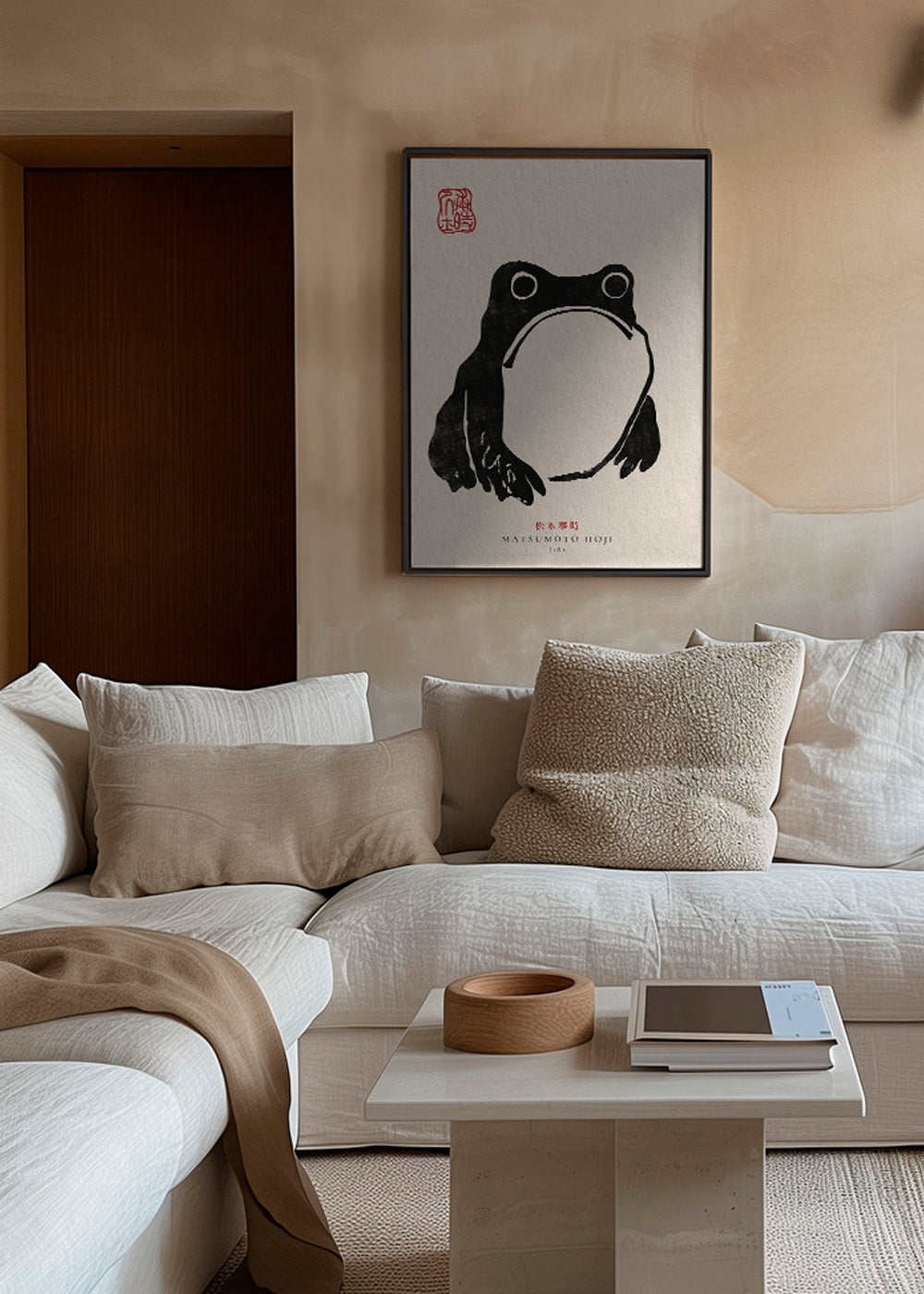 Billede frø japansk minimalistisk