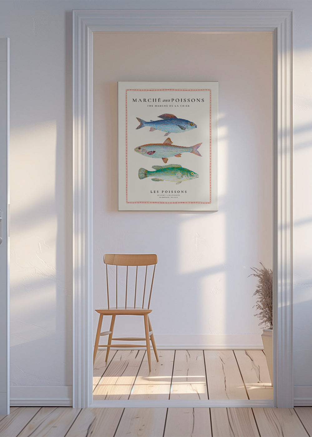Køkkenkunst: naturalistisk fisketavle