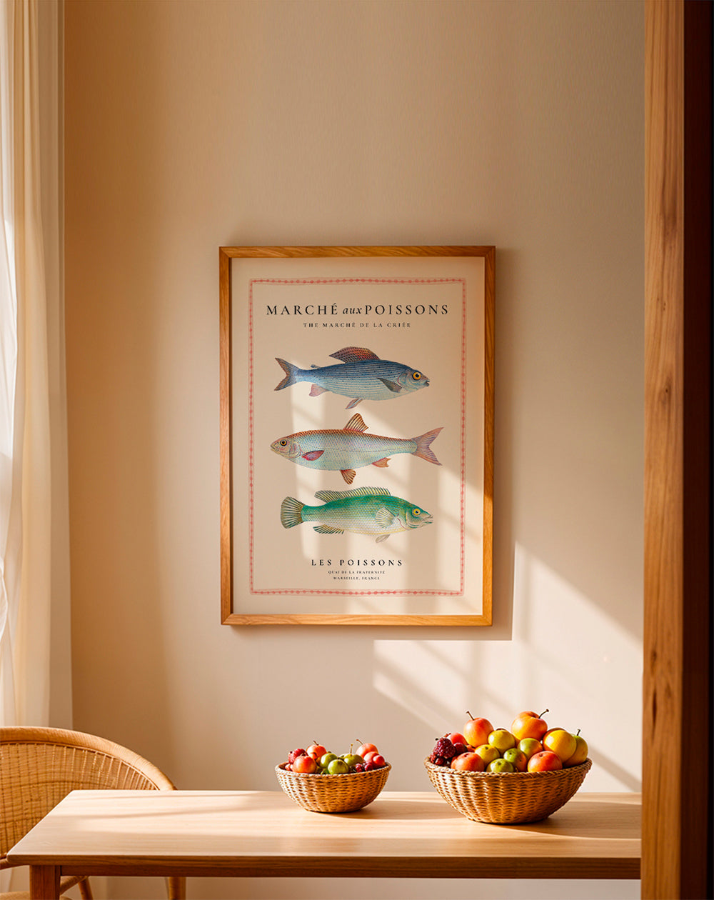 Køkkenkunst: naturalistisk fisketavle