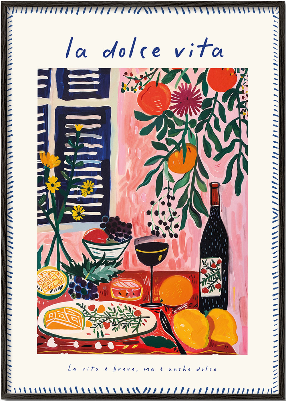 Køkkenkunst illustration La Dolce Vita