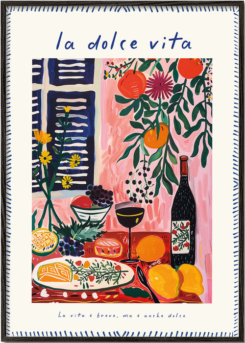 Køkkenkunst illustration La Dolce Vita