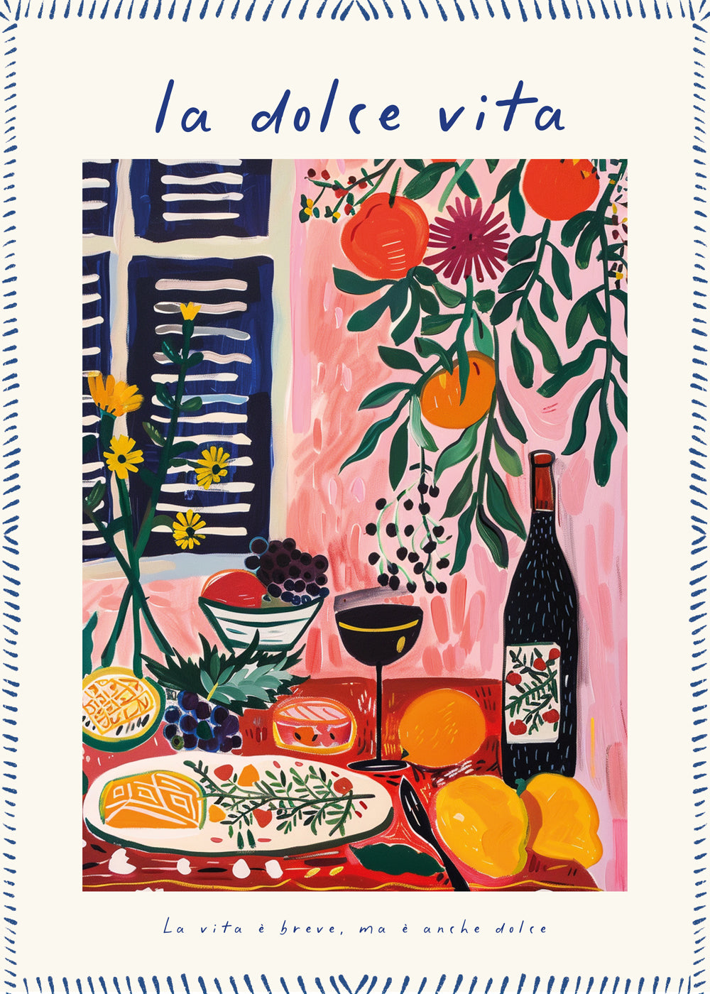 Køkkenkunst illustration La Dolce Vita