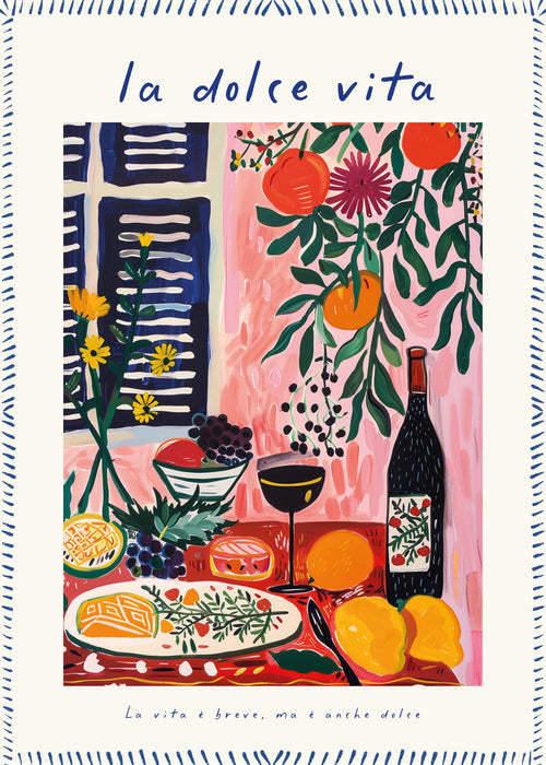 Køkkenkunst illustration La Dolce Vita