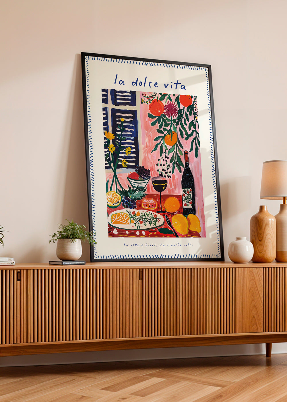 Køkkenkunst illustration La Dolce Vita