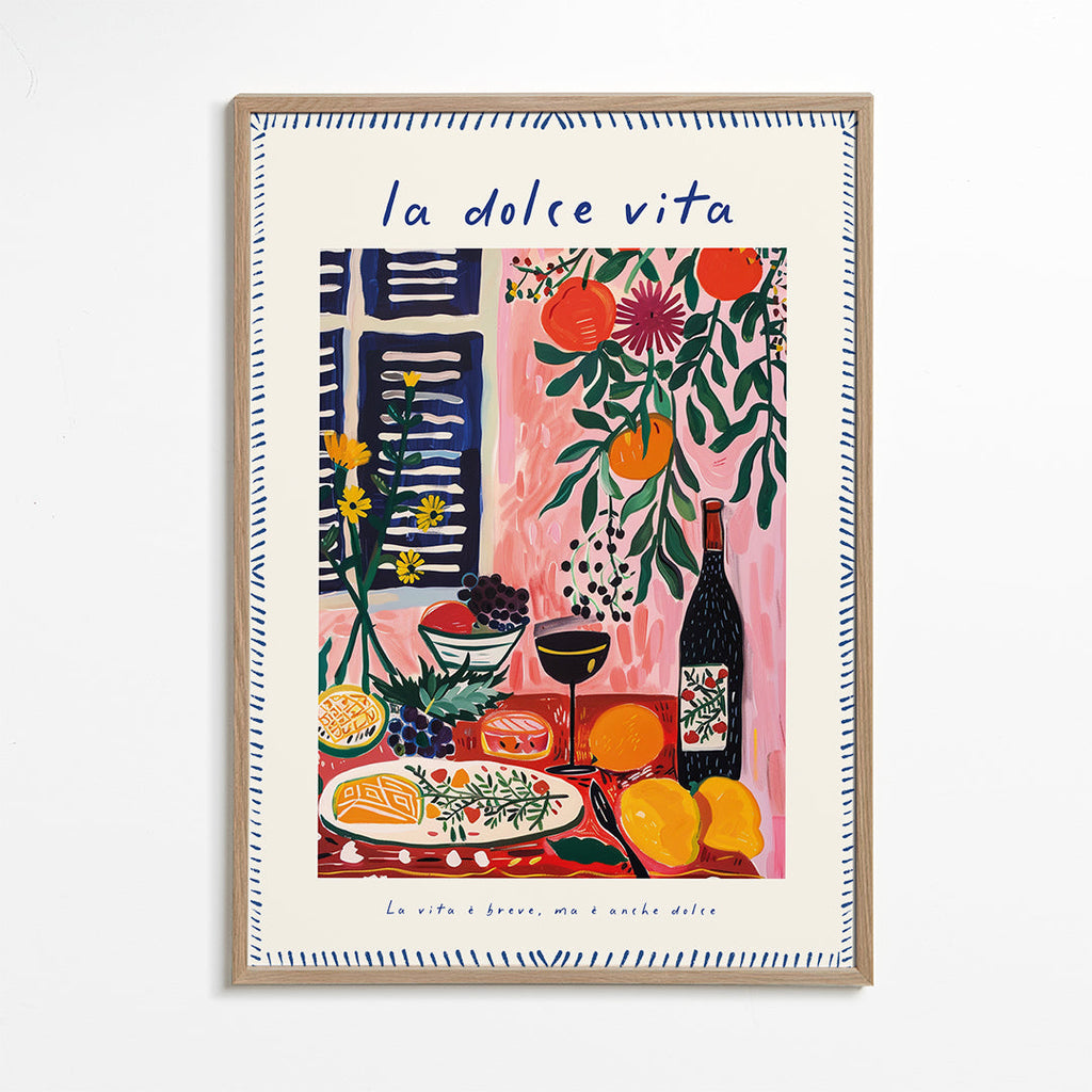 Køkkenkunst illustration La Dolce Vita