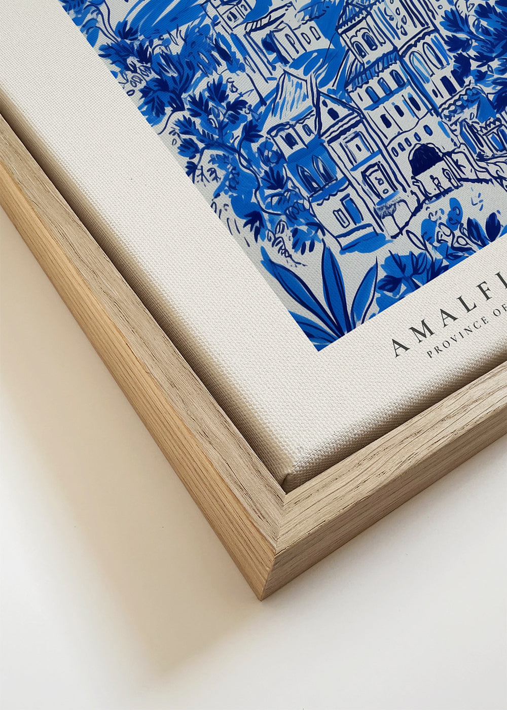 Rejseplakat Positano Amalfikysten
